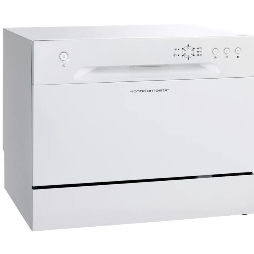 Pöytäastianpesukone Scandomestic SFO2203W, 55cm, valkoinen