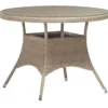 Pöytä Home4you Larache, Ø100cm, harmaa