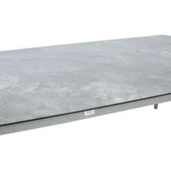 Pöytä Home4You SILVA 220x100xK75 cm, harmahtava, beige