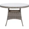 Pöytä Home4You TRENTO Ø110xK73,5 cm, vaaleanharmaa