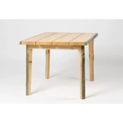 Pöytä Puavila-terassi, kelopuuta, venelakattu, 1200x850x750mm