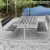 Pöytäryhmä Hortus Balder, painekyllästetty puu, galvanoitu runko