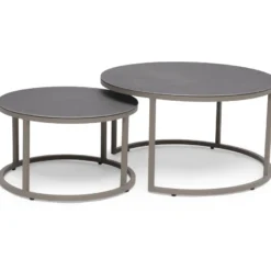 Pöytäsetti Hillerstorp Jet Set, 2-osainen, beige