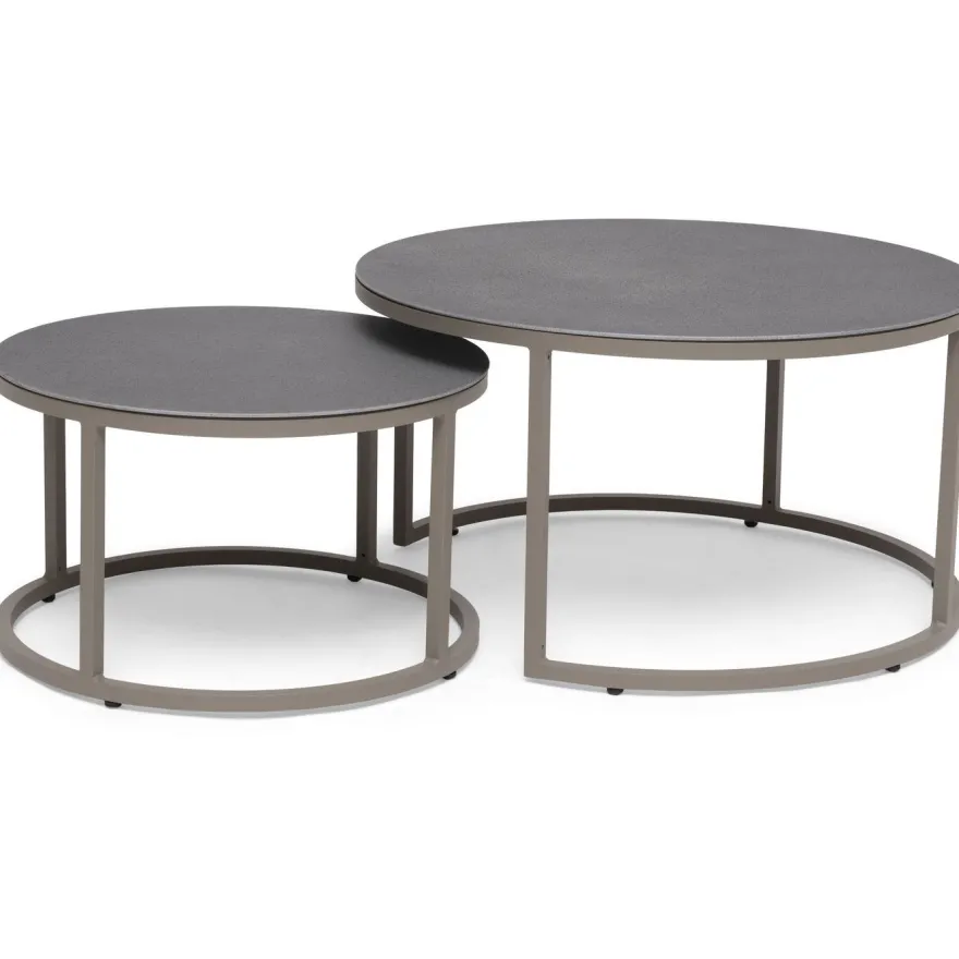 Pöytäsetti Hillerstorp Jet Set, 2-osainen, beige