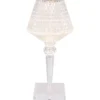 Pöytävalaisin Globo Gixi 12cm, CCT, USB, kirkas
