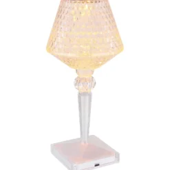 Pöytävalaisin Globo Gixi 12cm, CCT, USB, kirkas