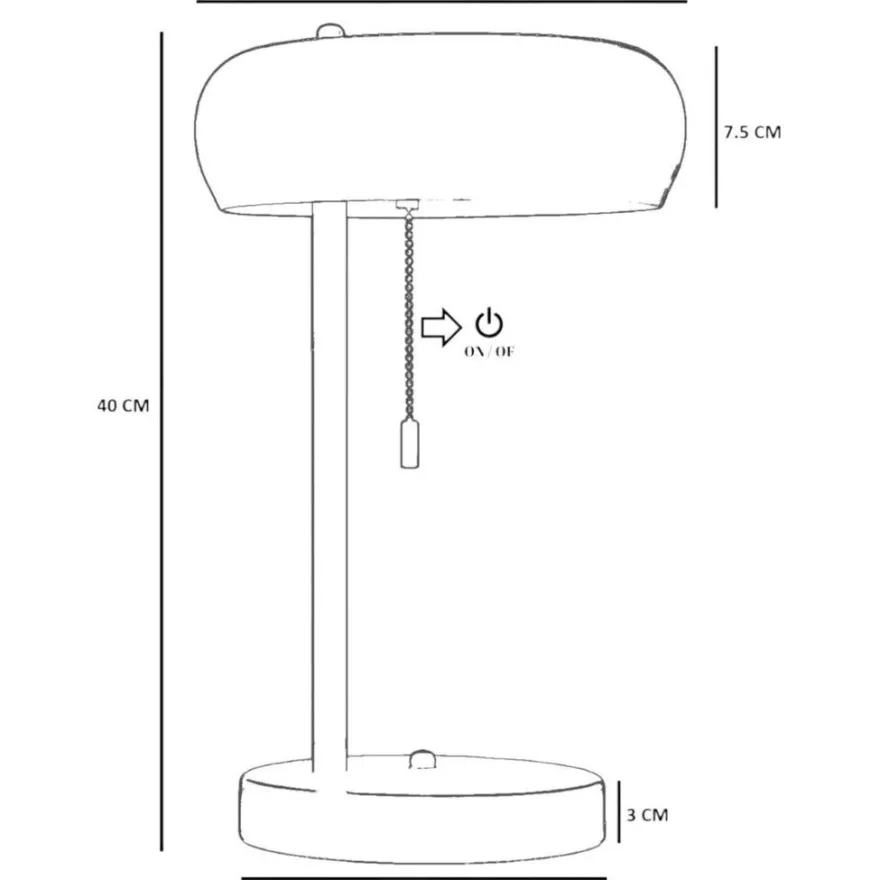 Pöytävalaisin Linento Lighting 8896, eri värejä