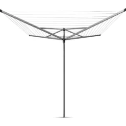 Pyykinkuivausteline Brabantia Topspinner pyörivä, 60m + metallinen maatuki