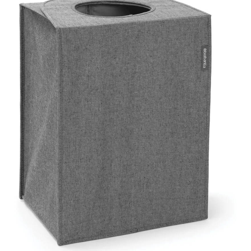 Pyykkipussi Brabantia, 55L, kulmikas, Pepper Black