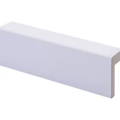 Reunalista Maler Aava, 21x58/13x2200mm, MDF, puhdas valkoinen