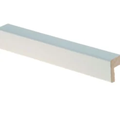 Reunalista Maler Aava, 22x25/13x2750mm, MDF, valkoinen