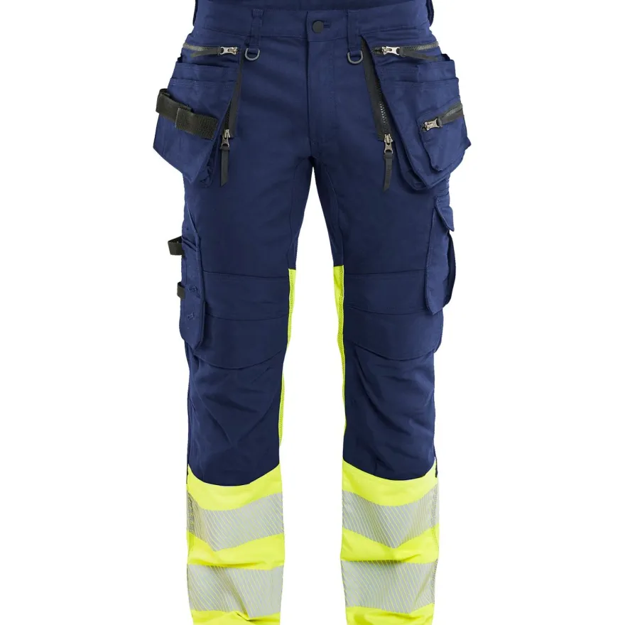 Riipputaskuhousut Blåkläder 1130 Highvis Stretch, denim