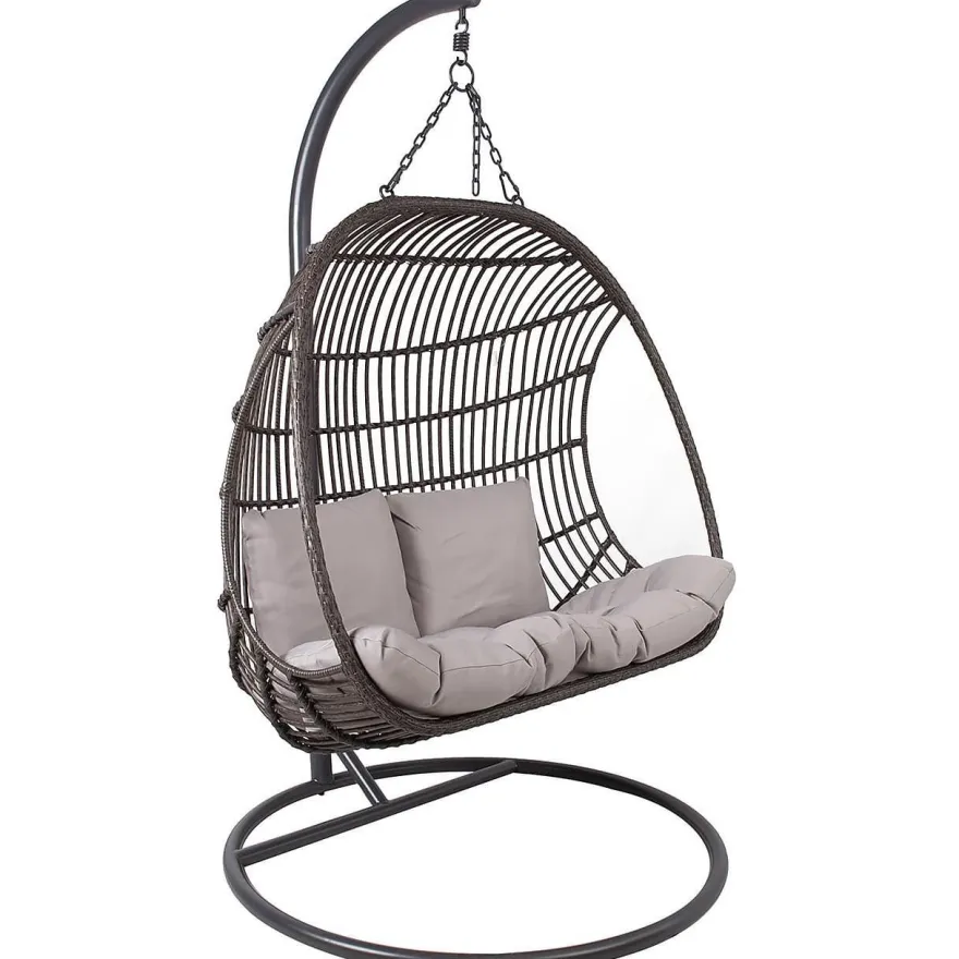 Riipputuoli Home4you Chestnut, 2-istuttava, ruskea