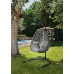 Riipputuoli Linento Garden Findik, harmaa