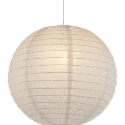 Riippuvalaisimen varjostin Globo Varys, Ø36cm, valkoinen