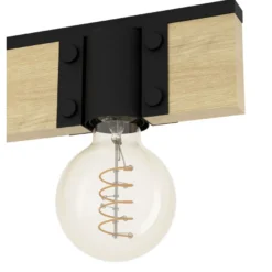 Riippuvalaisin Eglo Bailrigg, 3xE27, 40W, IP20, puu/musta