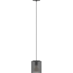 Riippuvalaisin Eglo Colomera musta/harmaa