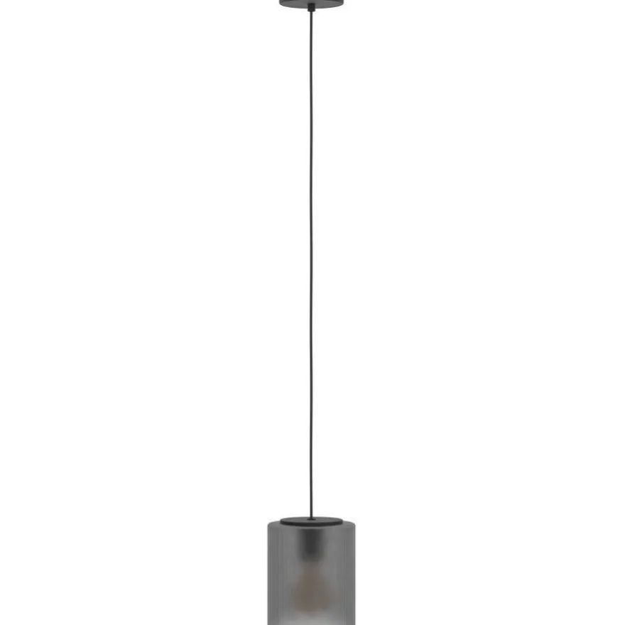 Riippuvalaisin Eglo Colomera musta/harmaa