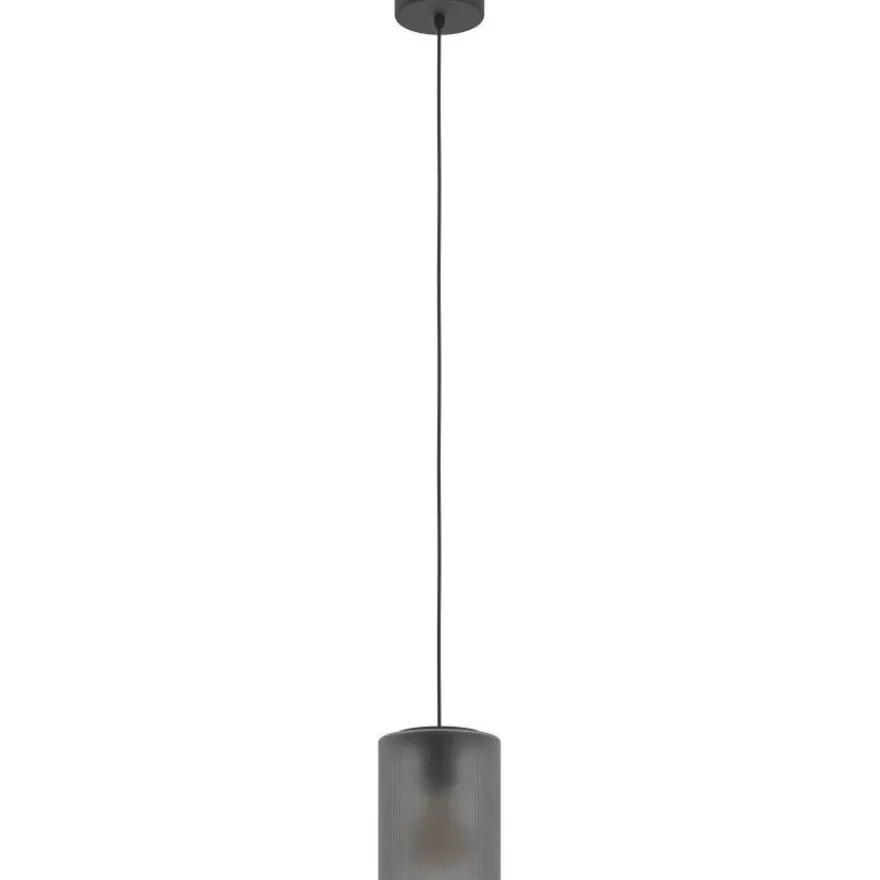 Riippuvalaisin Eglo Colomera musta/harmaa