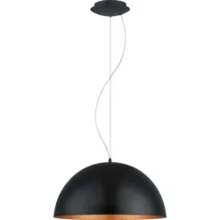 Riippuvalaisin Eglo Gaetano 1, Ø530mm, musta, kupari 94938