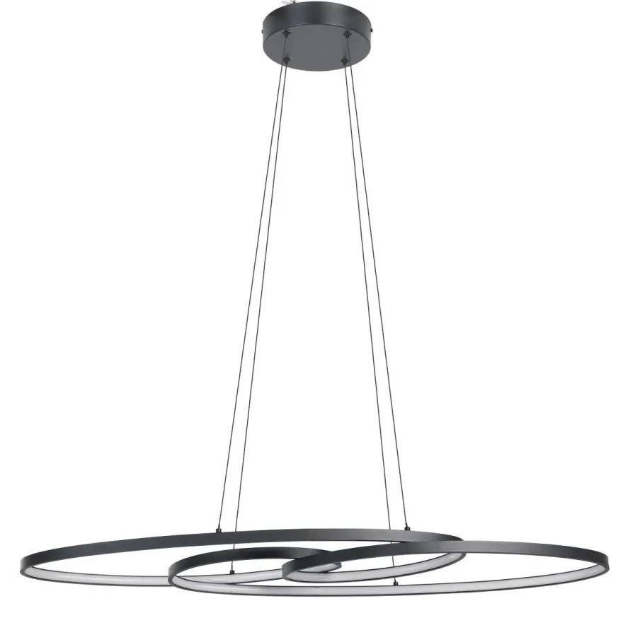 Riippuvalaisin Eglo Gianella, LED, 38W, IP20, musta/valkoinen