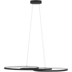 Riippuvalaisin Eglo Gianella, LED, 38W, IP20, musta/valkoinen
