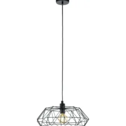Riippuvalaisin Eglo Vintage Carlton 2, Ø45,5cm, musta