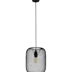 Riippuvalaisin Eglo Wrington, Ø30cm, musta
