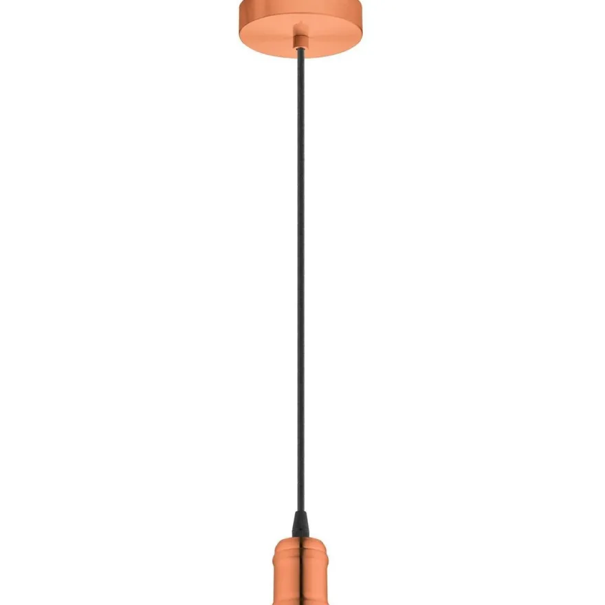 Riippuvalaisin Eglo Yorth, Ø10cm, harjattu kupari
