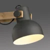 Riippuvalaisin JustLight Cup2.0, 3-osainen, mattamusta/puu