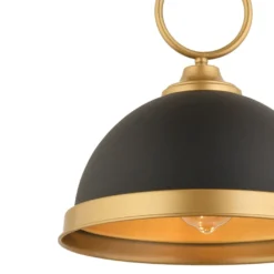 Riippuvalaisin Linento Lighting YM-5, Ø30cm, E27, max. 40W, IP20, musta
