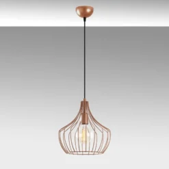 Riippuvalaisin Linento Lighting Mezopotamya, Ø27cm, E27, kupari