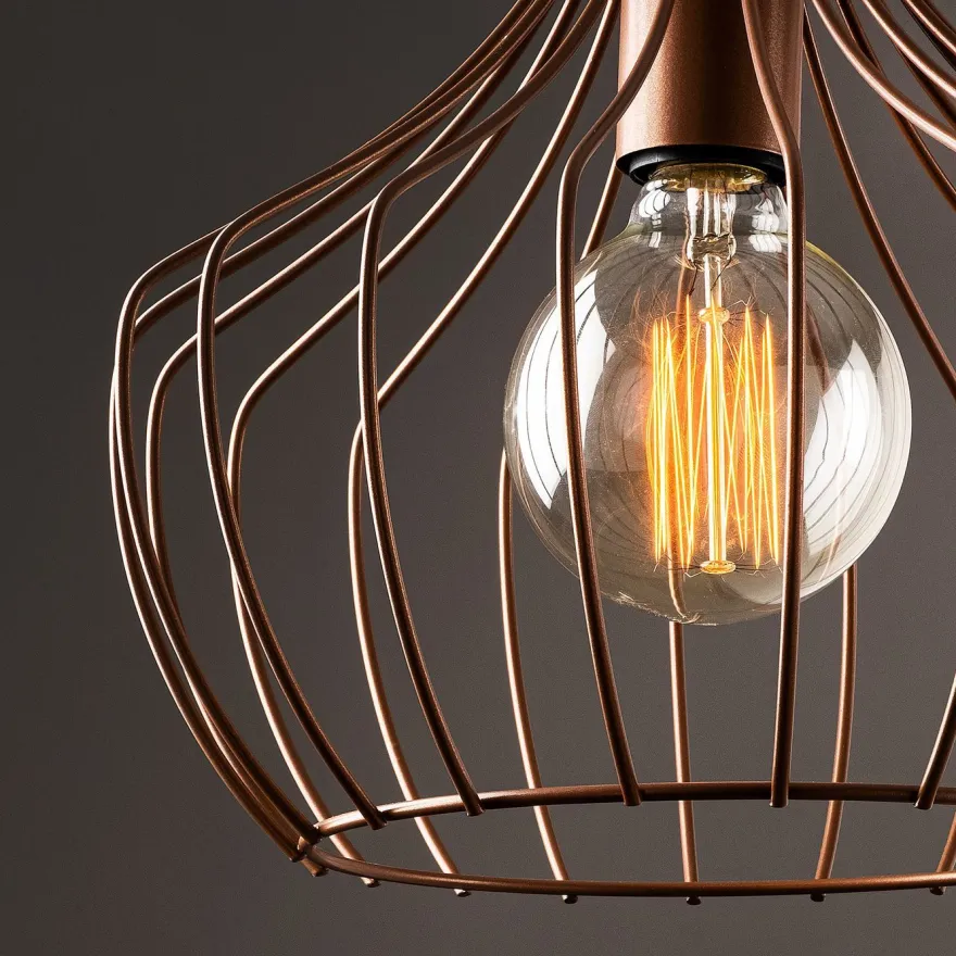Riippuvalaisin Linento Lighting Mezopotamya, Ø27cm, E27, kupari