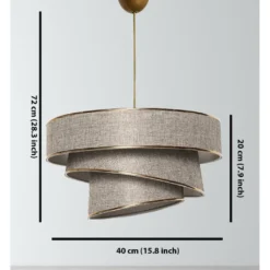 Riippuvalaisin Linento Lighting Couper, 40x40cm