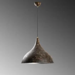 Riippuvalaisin Linento Lighting BITLISIM-N-1390-RETRO, Ø41cm, tummanruskea