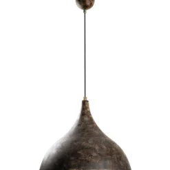 Riippuvalaisin Linento Lighting BITLISIM-N-1390-RETRO, Ø41cm, tummanruskea