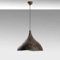 Riippuvalaisin Linento Lighting BITLISIM-N-1390-RETRO, Ø41cm, tummanruskea
