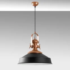 Riippuvalaisin Linento Lighting Craft-13980, Ø41cm, musta