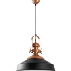 Riippuvalaisin Linento Lighting Craft-13980, Ø41cm, musta