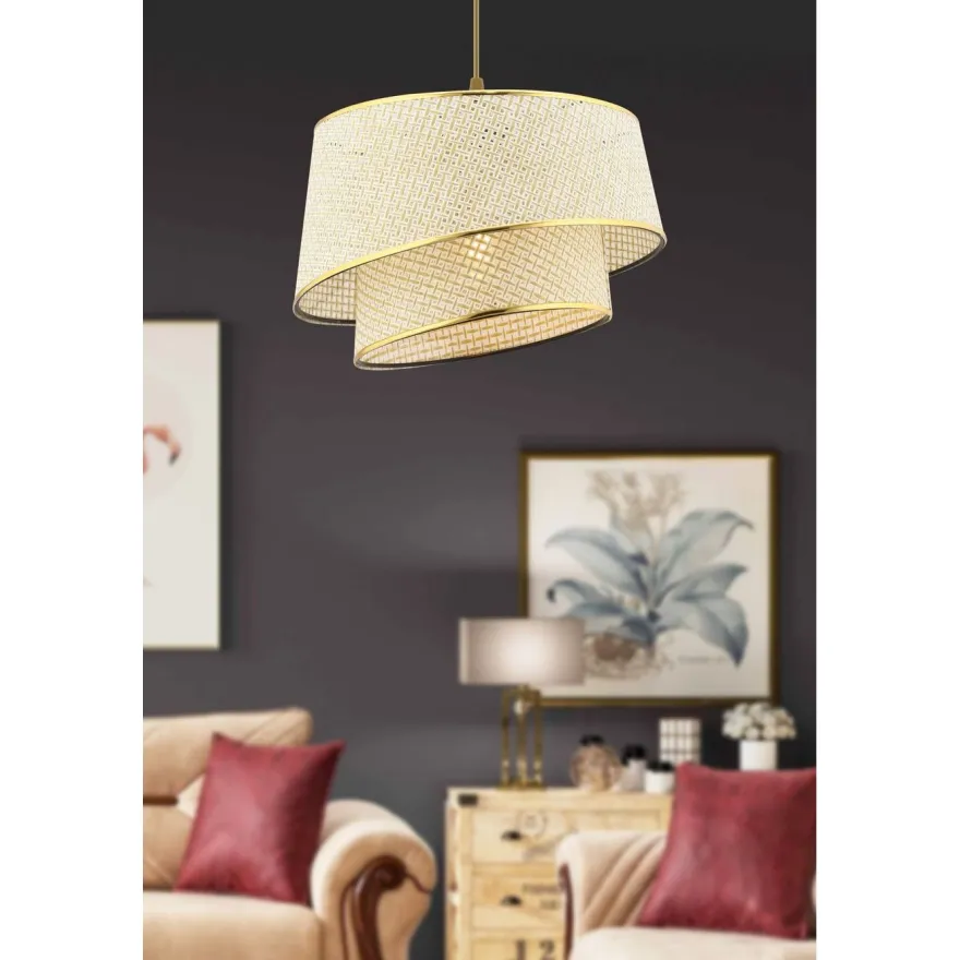 Riippuvalaisin Linento Lighting Barette Hazeran, Ø32cm, eri värejä