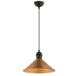 Riippuvalaisin Linento Lighting RT-25, Ø28cm, E27, max. 40W, IP20, ruskea