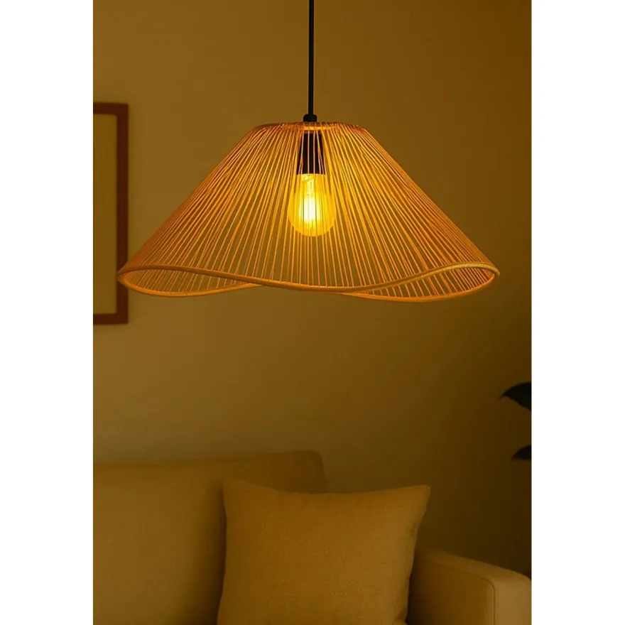 Riippuvalaisin Linento Lighting BK086, ø45cm, E27, max. 40W, IP20, oranssi