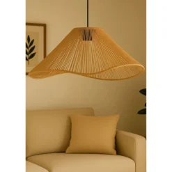 Riippuvalaisin Linento Lighting BK086, ø45cm, E27, max. 40W, IP20, oranssi