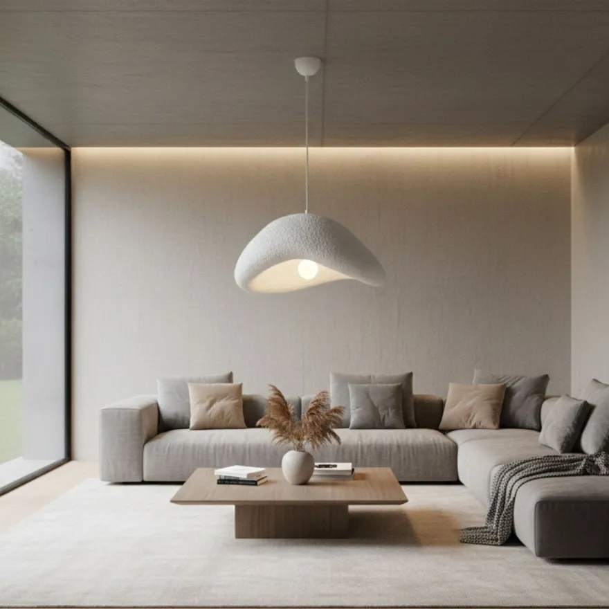 Riippuvalaisin Linento Lighting Luna Nua valkoinen, eri kokoja