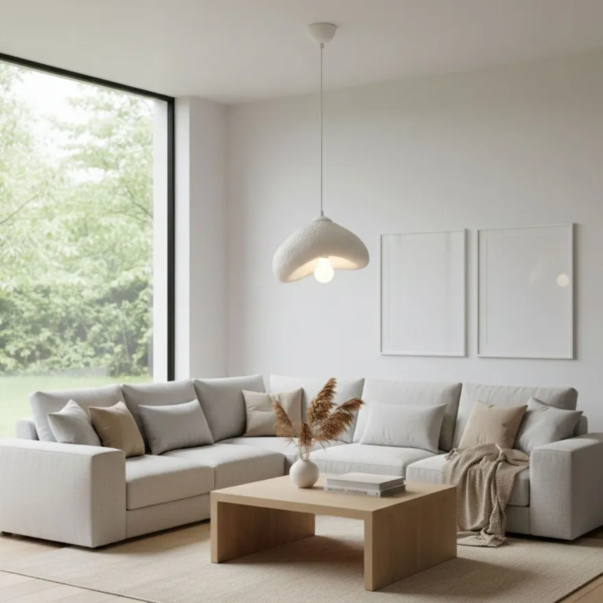 Riippuvalaisin Linento Lighting Luna Nua valkoinen, eri kokoja