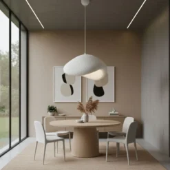 Riippuvalaisin Linento Lighting Luna Nua valkoinen, eri kokoja
