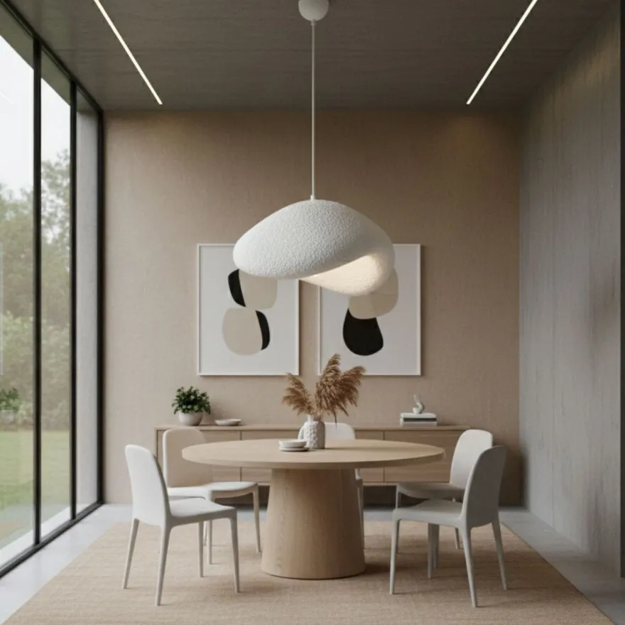 Riippuvalaisin Linento Lighting Luna Nua valkoinen, eri kokoja