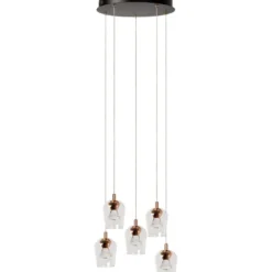 Riippuvalaisin Lucide Berliane, Ø34cm, IP20, 4W,