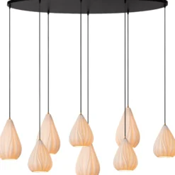 Riippuvalaisin Lucide Cinzia, 155.5x55.5cm, IP20, valkoinen