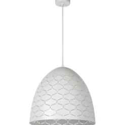 Riippuvalaisin Lucide Galla, Ø40 cm, valkoinen